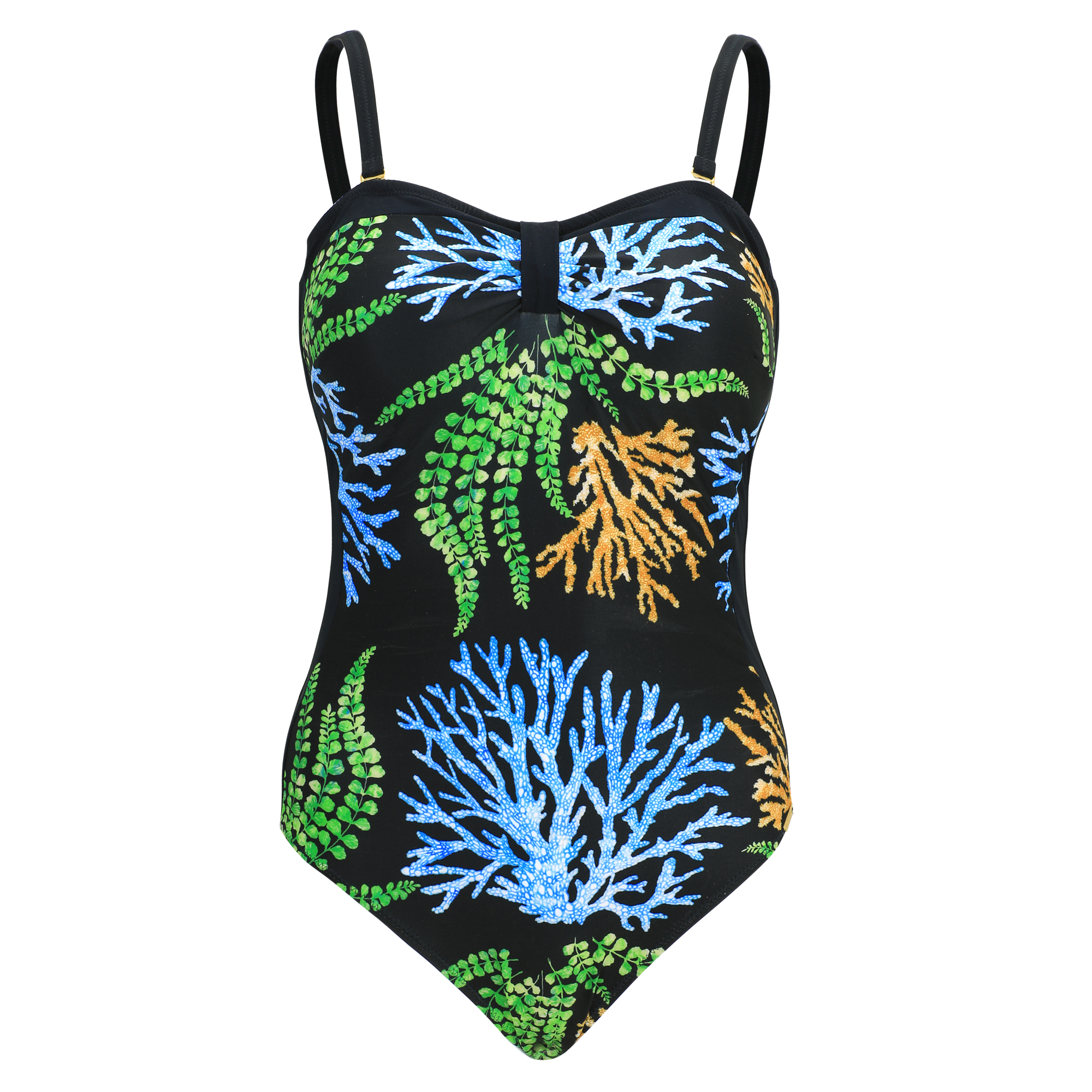 Schalen Bandeau-Badeanzug