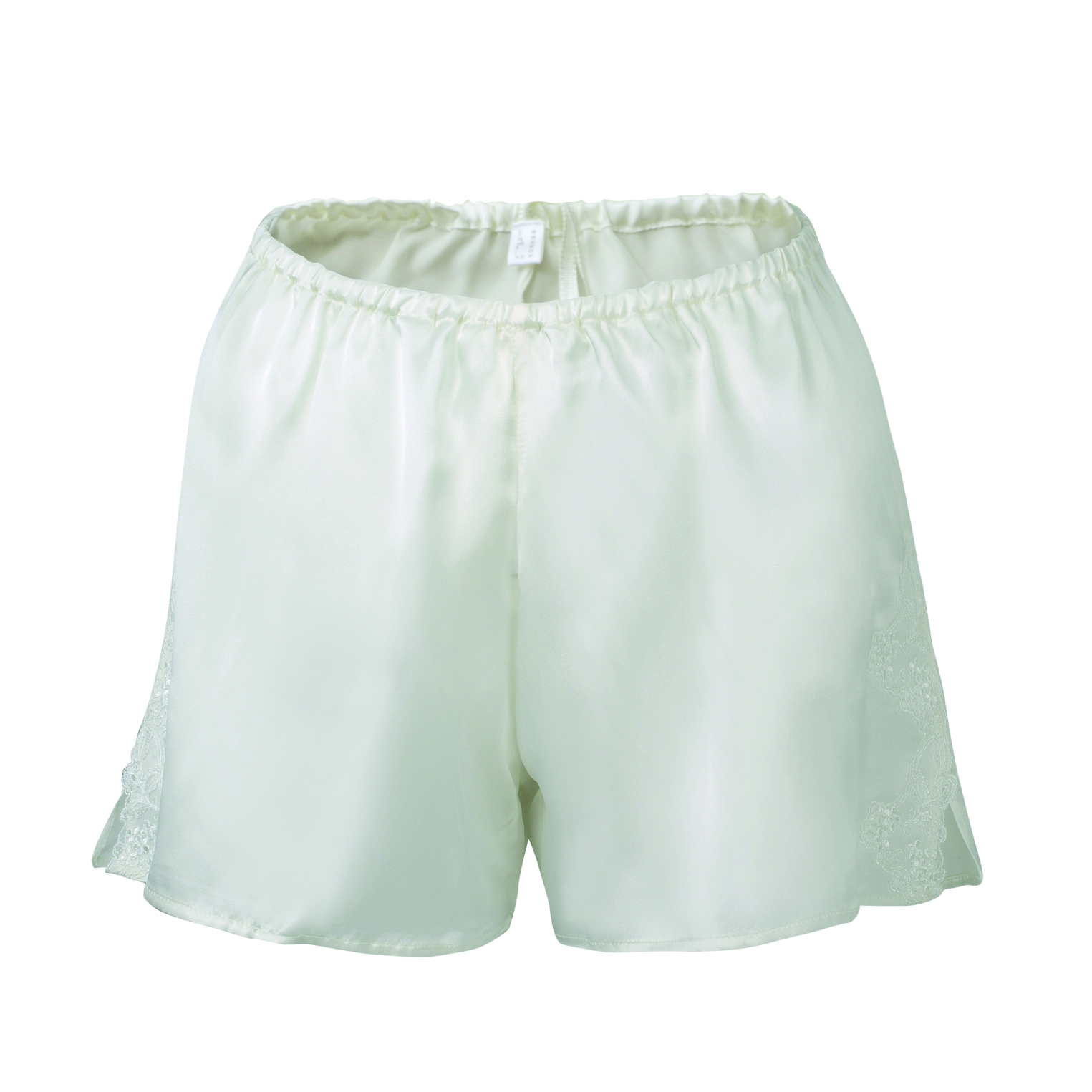 Seidenshorts mit Spitze