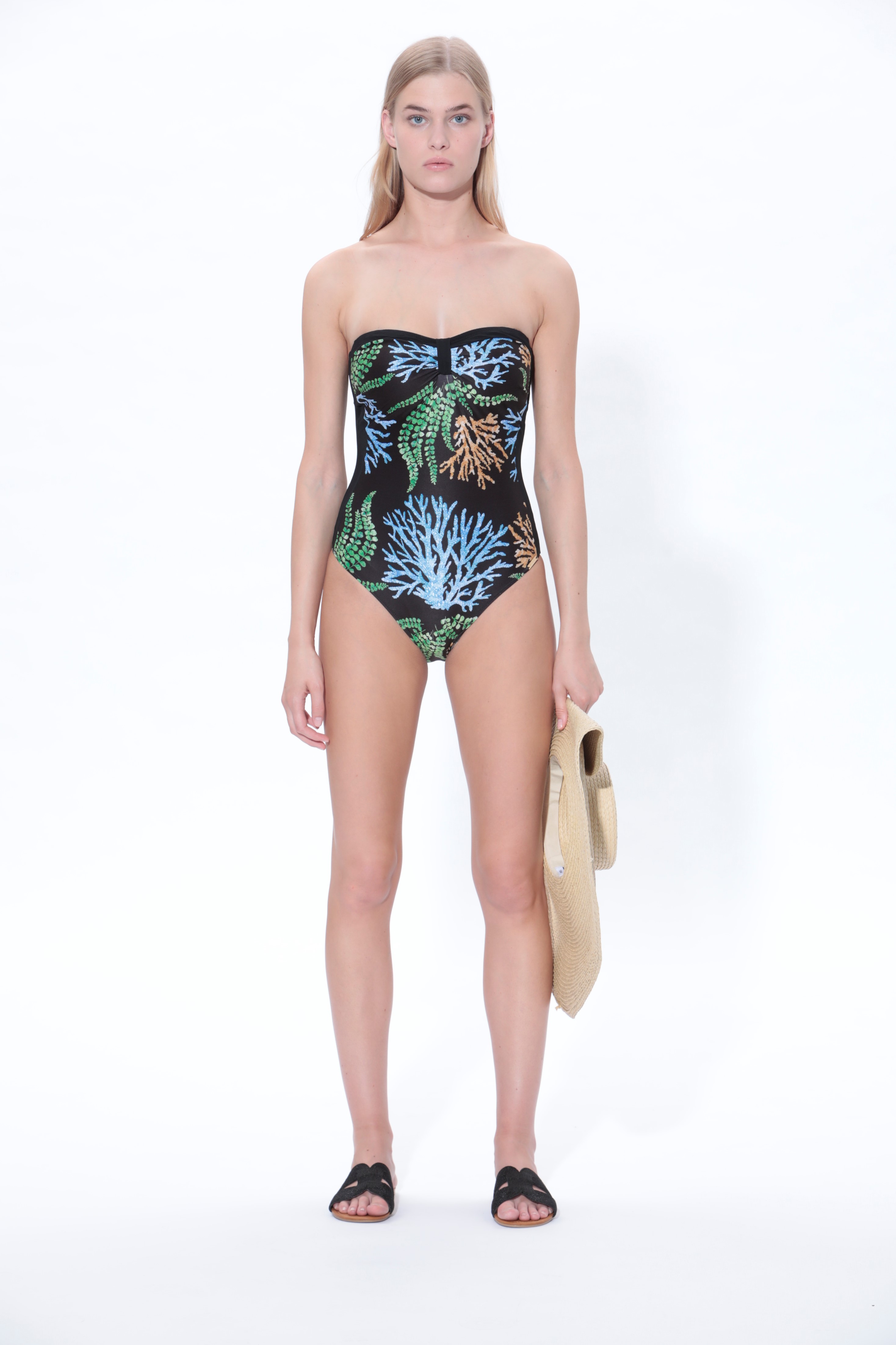 Schalen Bandeau-Badeanzug